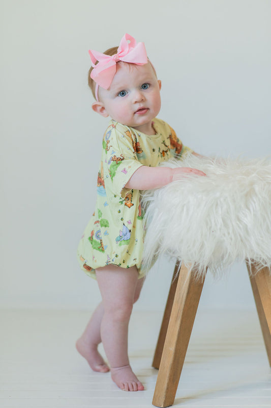 Oh Bother, Its Spring Oversized Bubble Romper