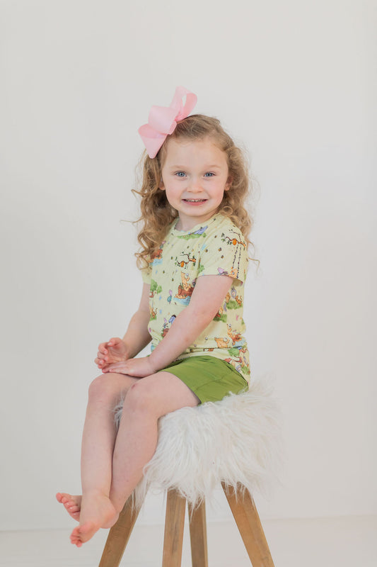 Oh Bother, Its Spring Pocket T-Shirt and Shorts Set