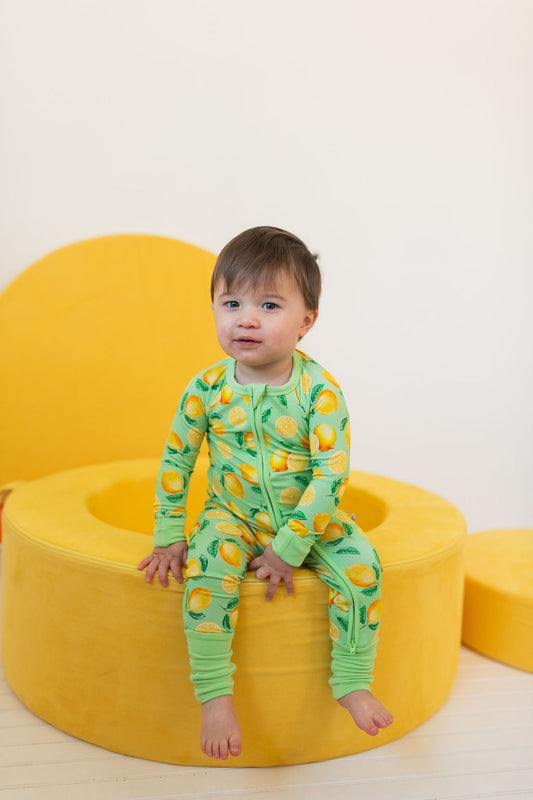 Lemon Pop Convertible Zip-Up