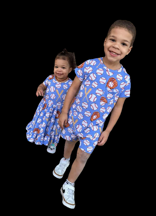 Eye On The Ball 2 Piece Pocket T-Shirt and Shorts Set