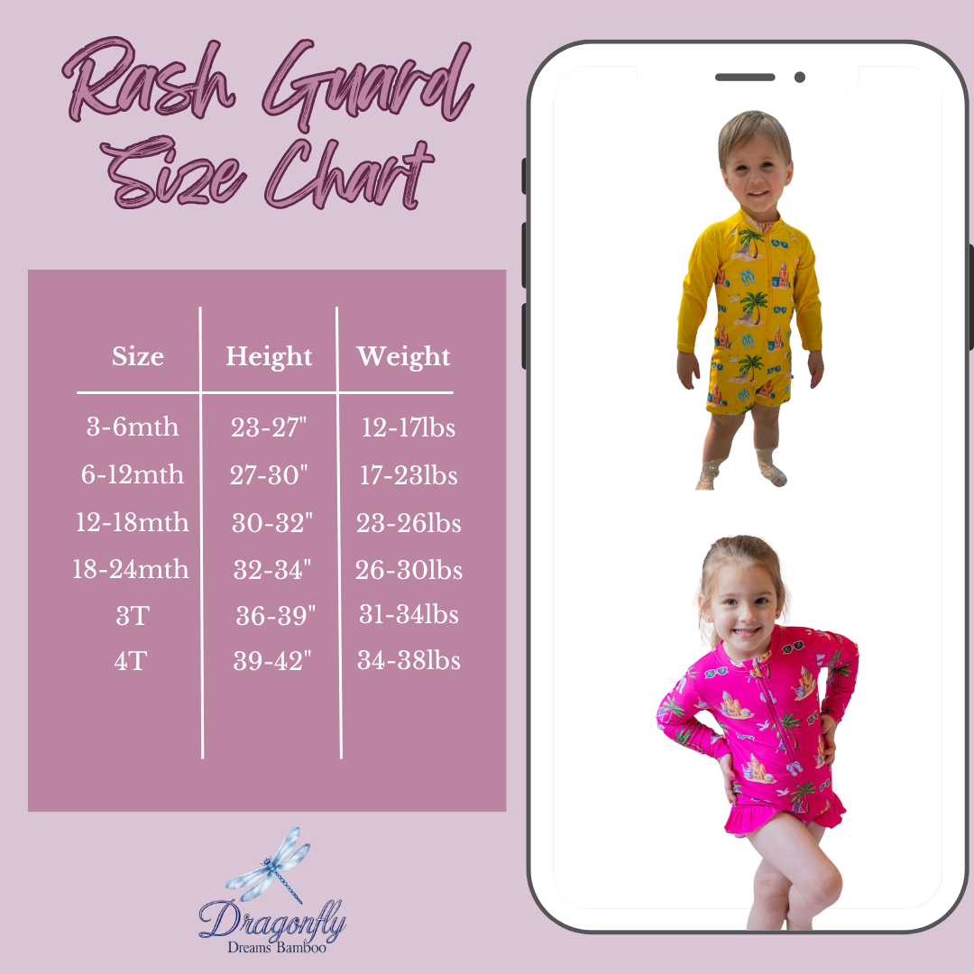 Seaside Gold Rash Guard