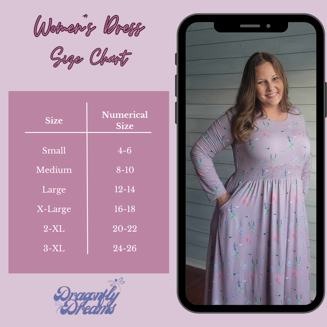 Winter Whimsy Women's Midi Dress