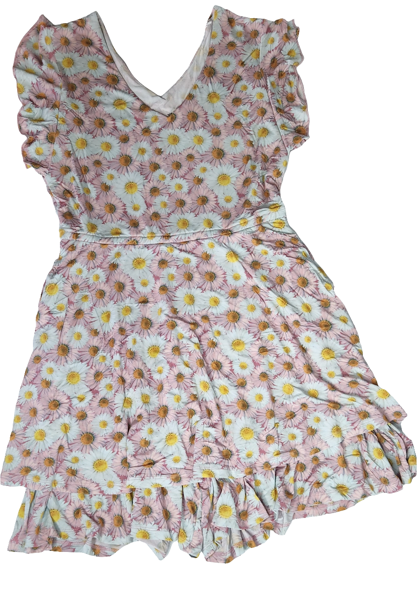 Daisy Blooms Women's Skort Romper