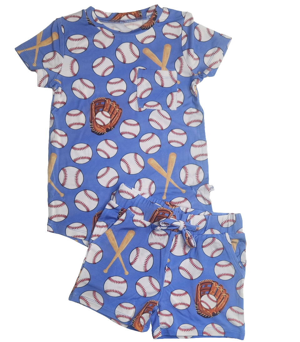 Eye On The Ball 2 Piece Pocket T-Shirt and Shorts Set