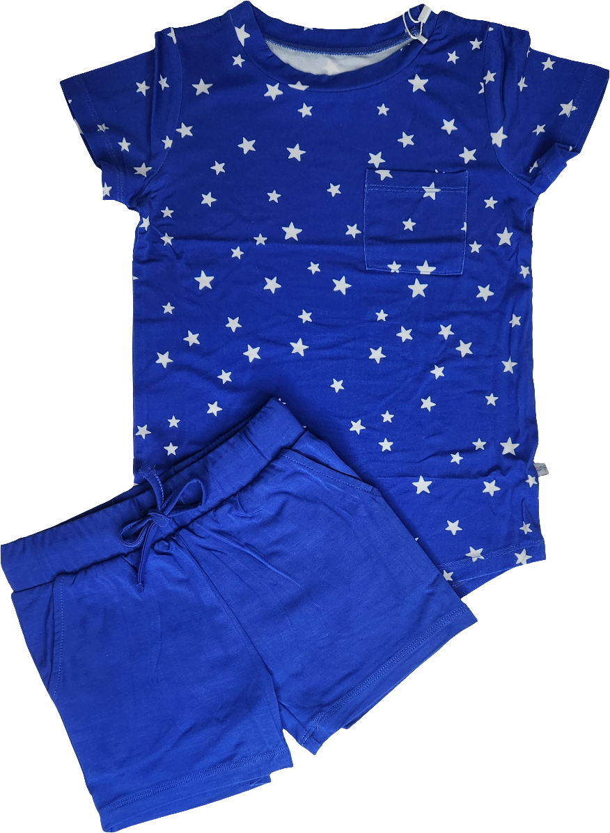 Oh My Stars 2 Piece Pocket T-Shirt and Shorts Set
