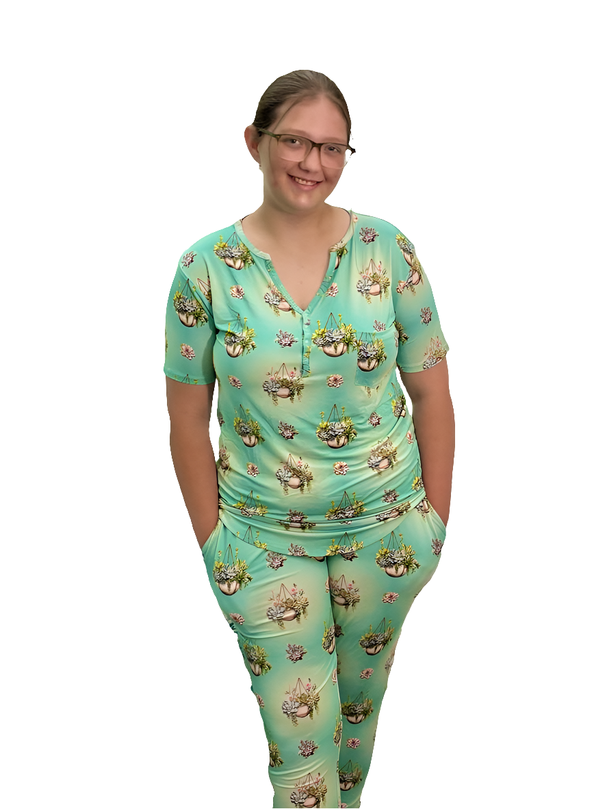 Succulent Cascade Women's Pajamas