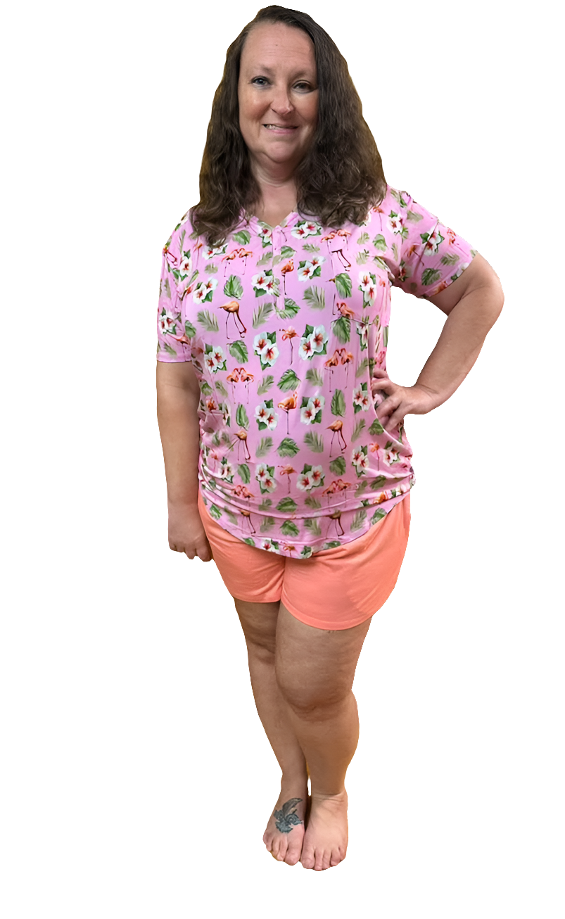 Flamingo Tropic Women's Pajamas