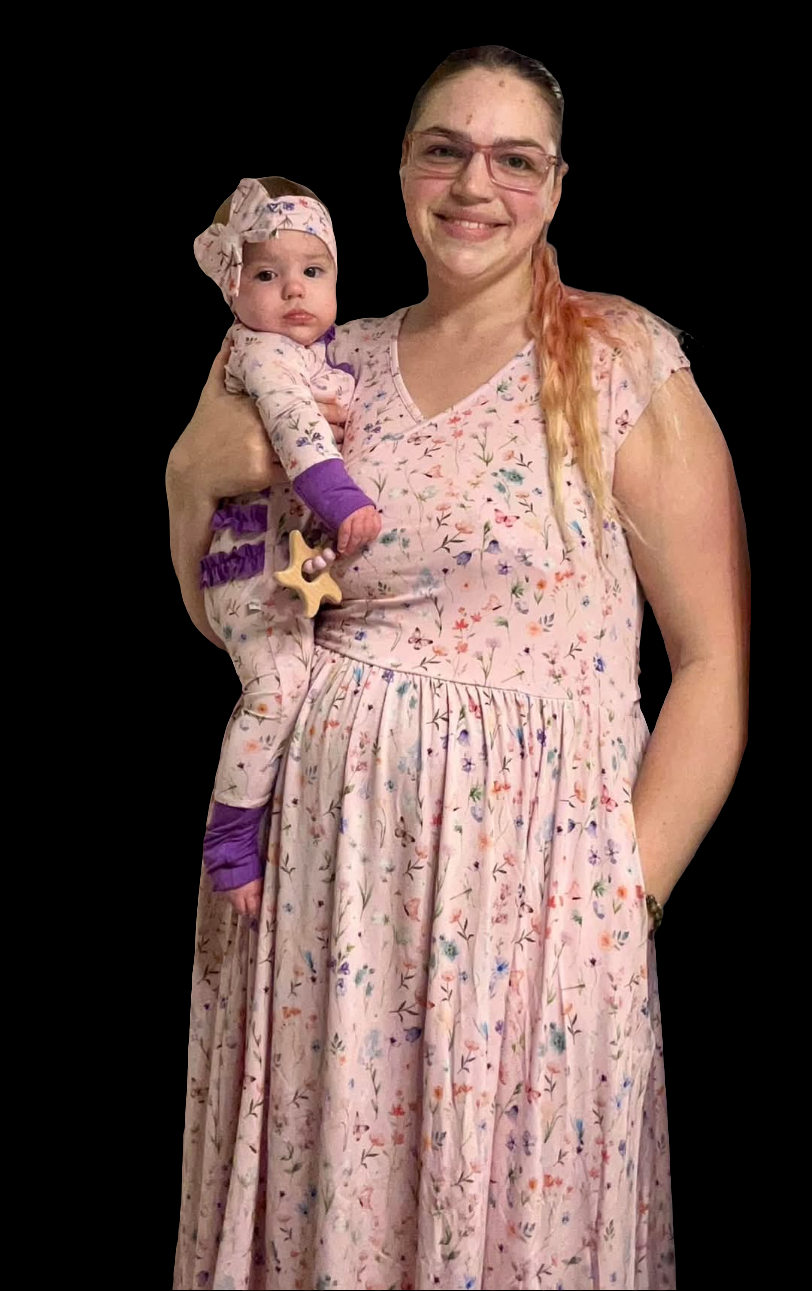 Wildflower Garden Cap Sleeve Women's Hi-Low Dress