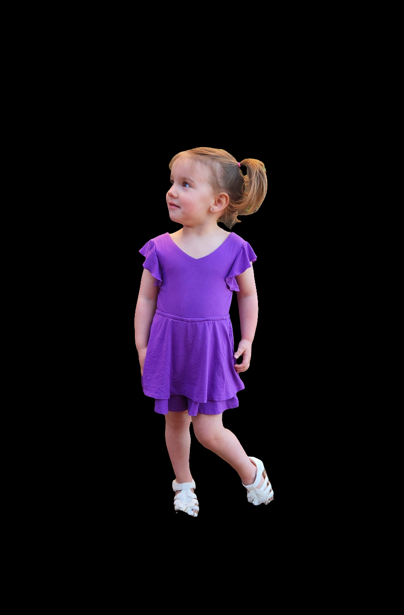 Amethyst Skort Romper
