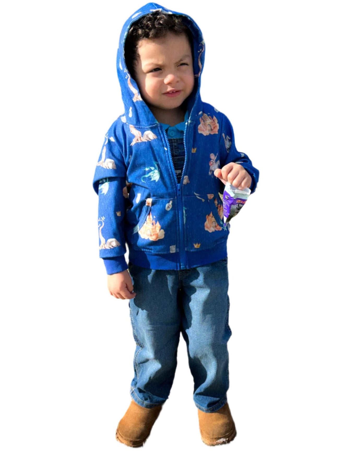 Good Knight Zip Up Hoodie