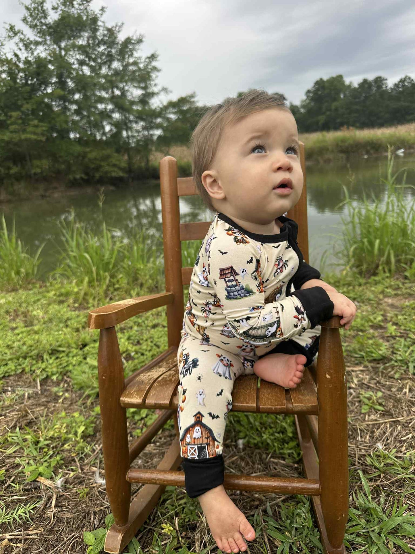 Boo At The Farm Convertible Zip-Up