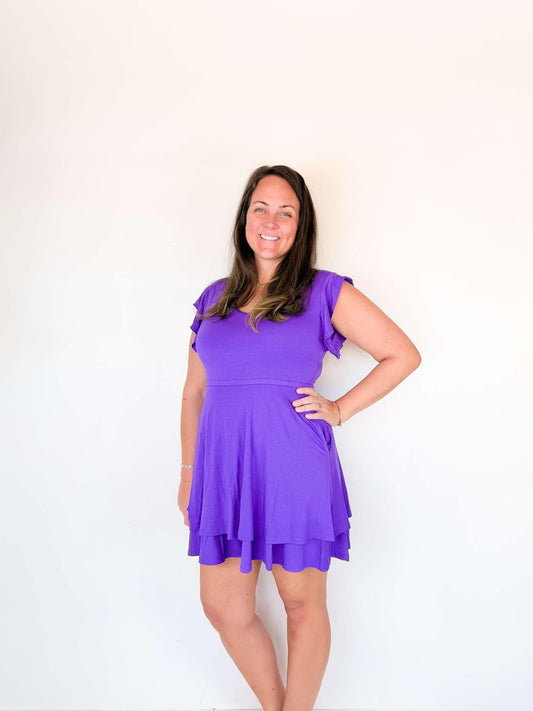 Amethyst Women's Skort Romper