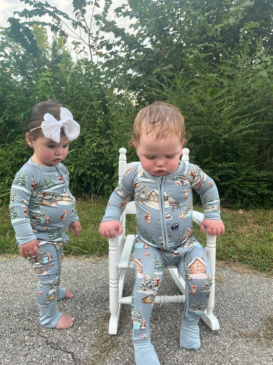 Winter Woodland Convertible Zip-Up