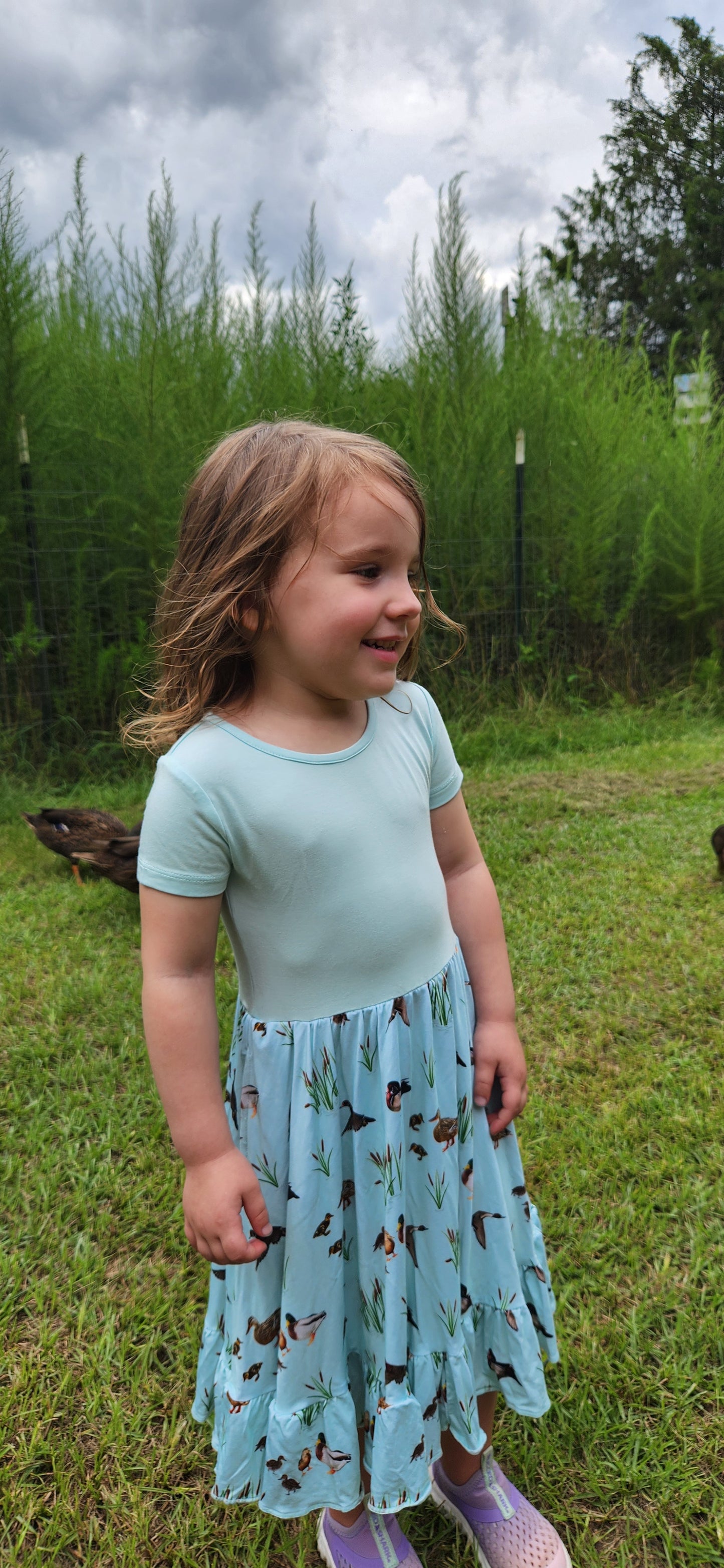 We Flock Together Twirl Dress with Pockets & Shorts Set