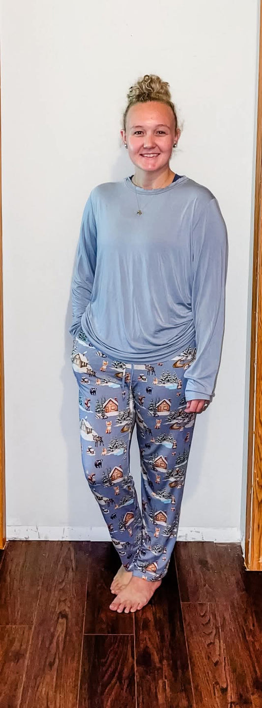 Winter Woodland Men's Pajamas