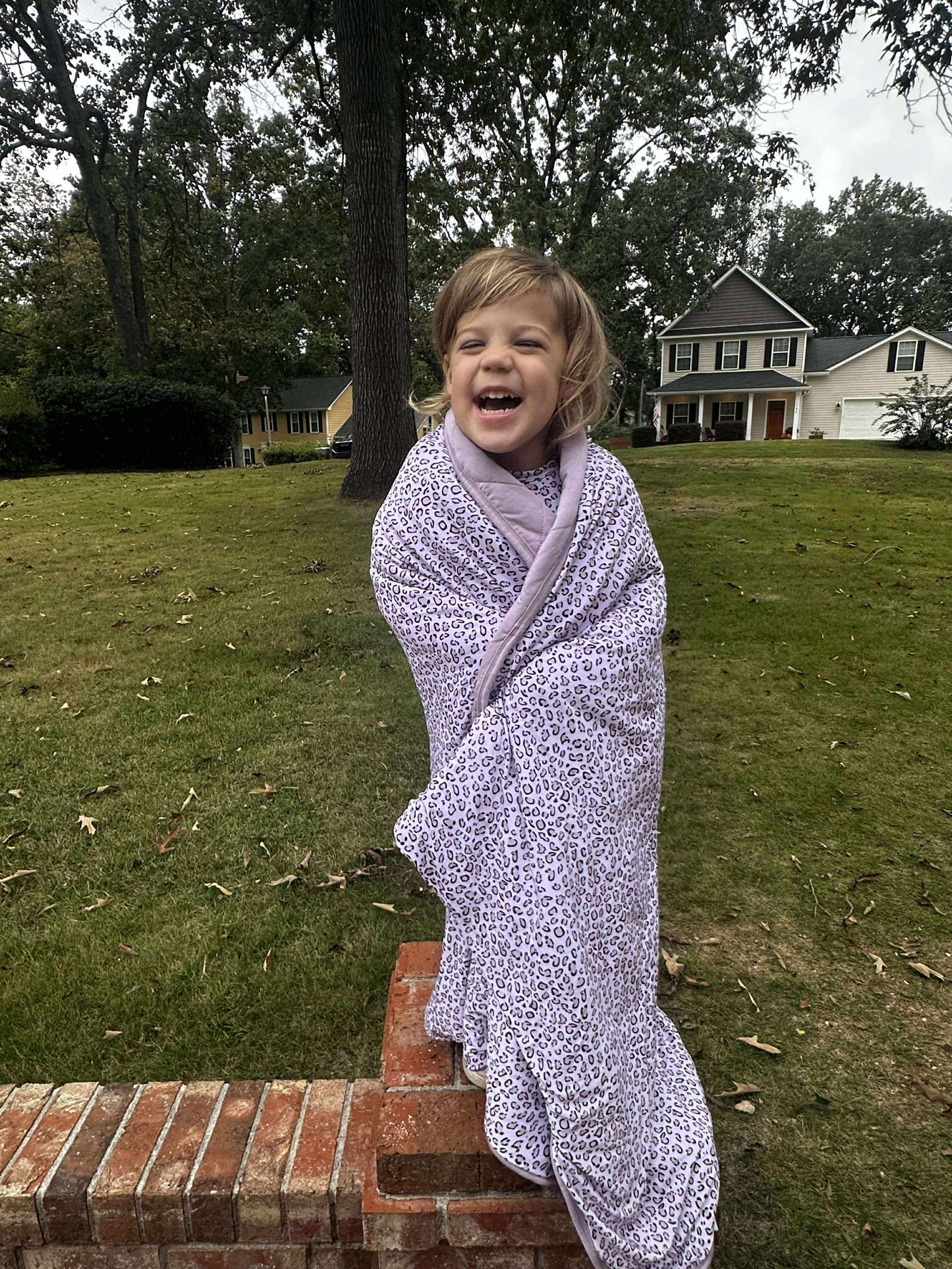 Prowl In Pink 2.5 Tog Quilted Blanket