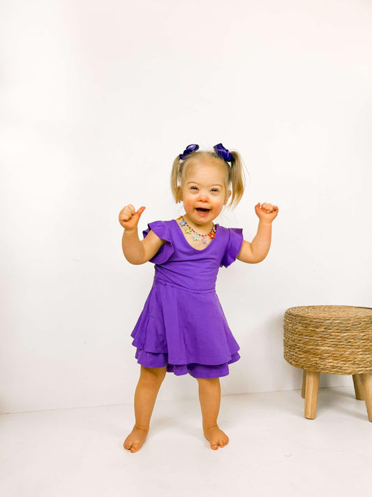 Amethyst Skort Romper