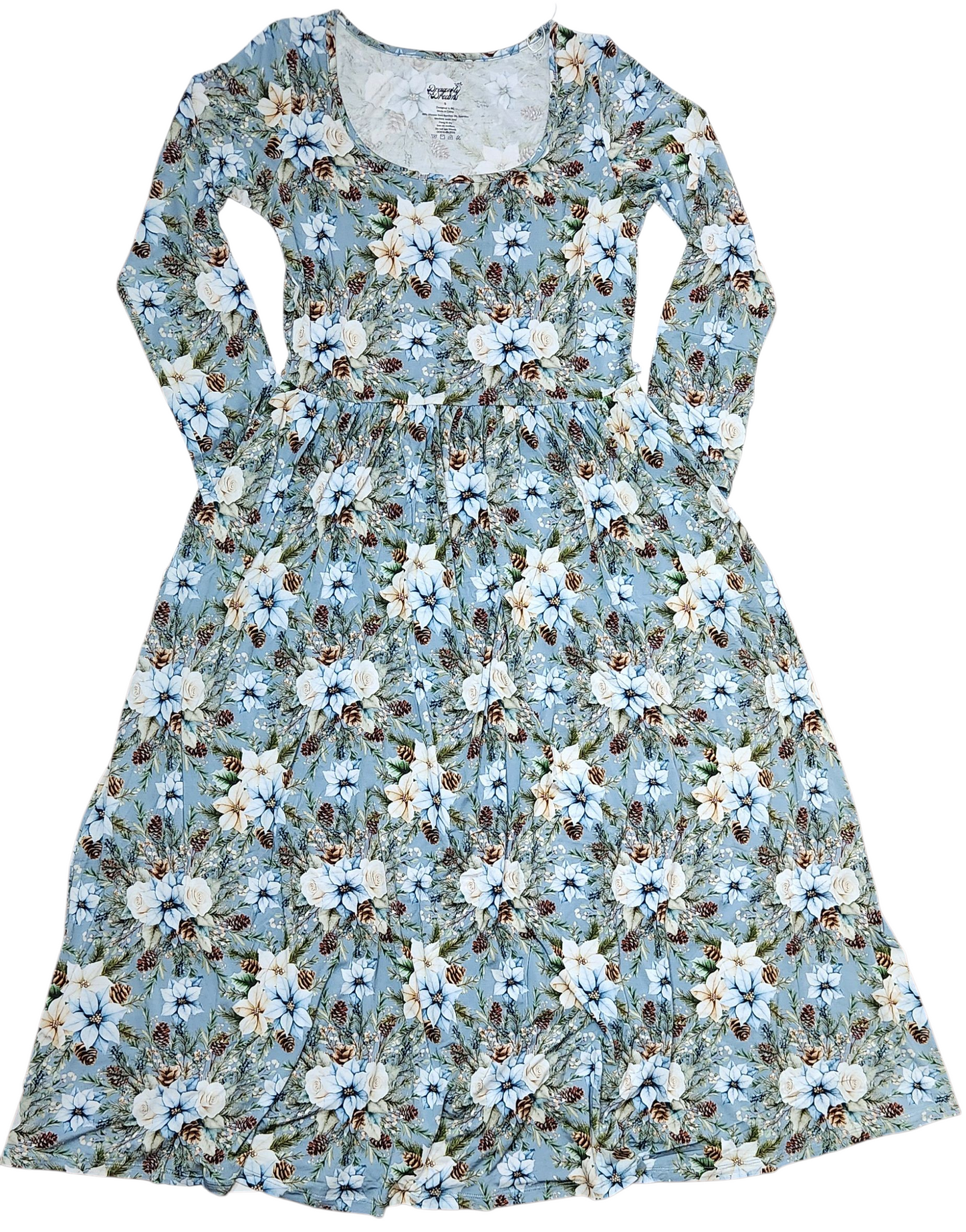Winter Whimsy Women's Midi Dress