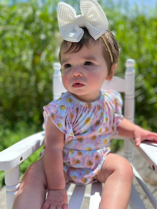 Daisy Blooms Bubble Romper