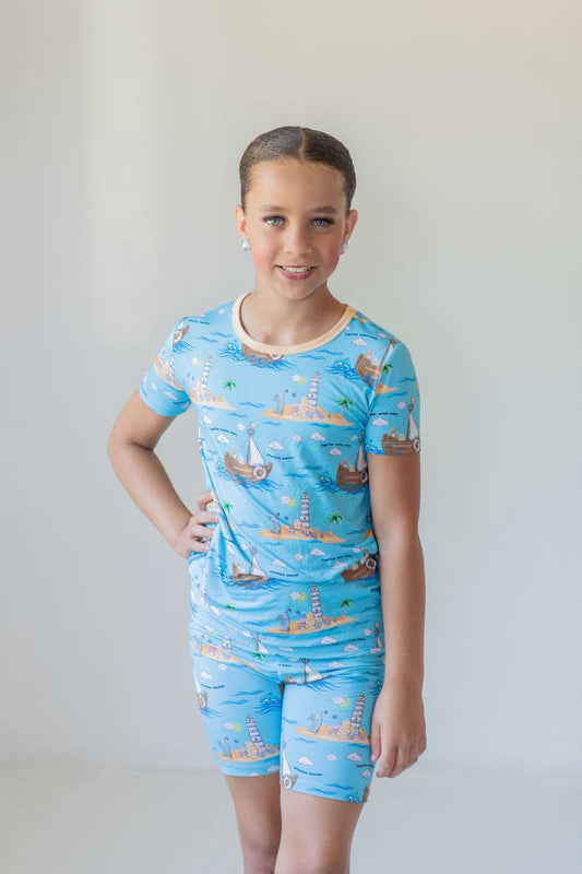 Sailing Together 2 Piece Pajama Set