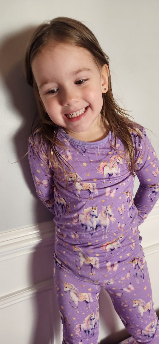 Unicorn Wishes 2 Piece Pajama Set