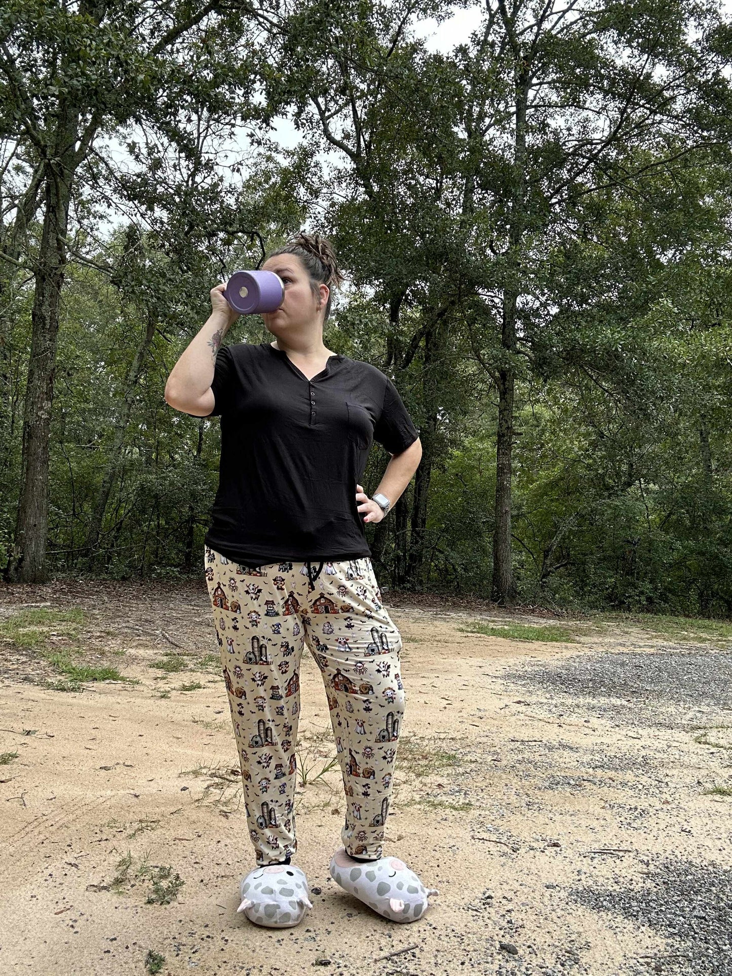 Boo At The Farm Women's Pajamas