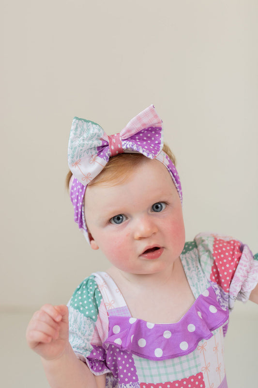 Darling Patchwork Infant/Children's Bow