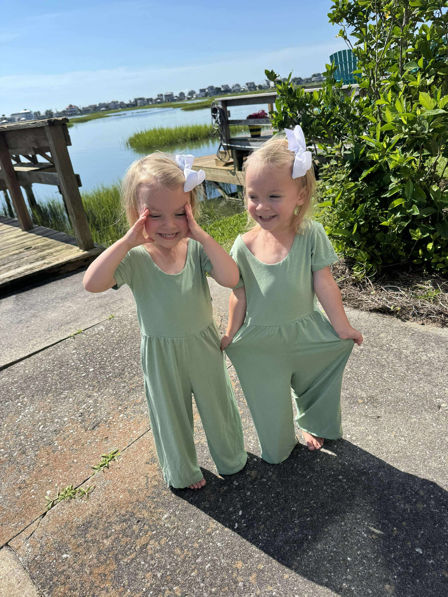Sage Wide Leg Jumpsuit