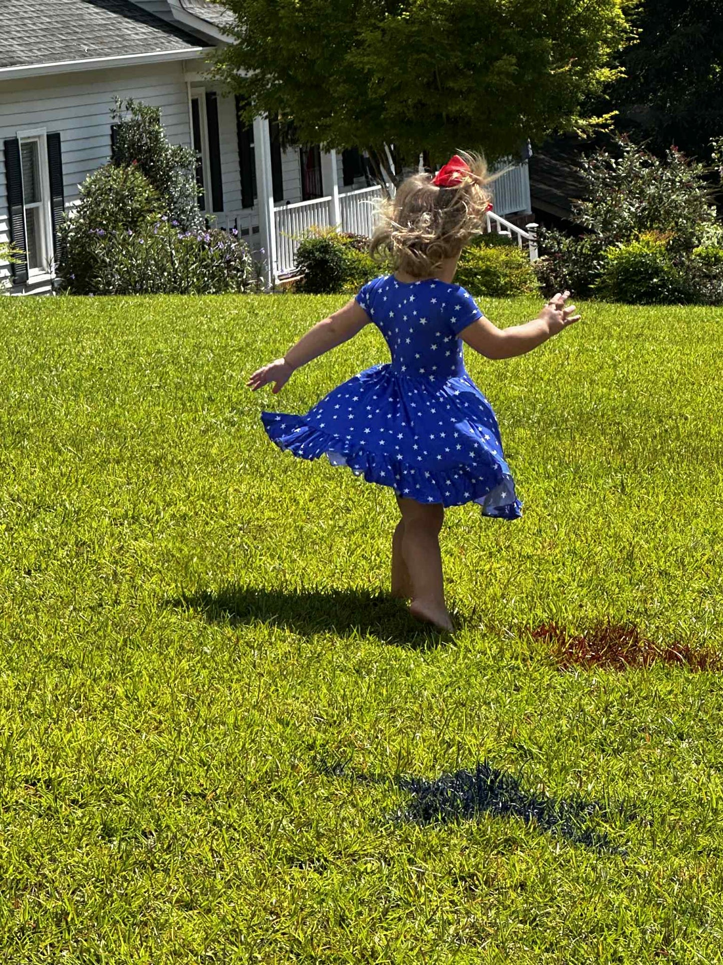 Oh My Stars Twirl Dress with Pockets & Shorts Set