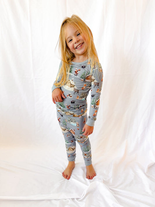 Winter Woodland 2 Piece Pajama Set