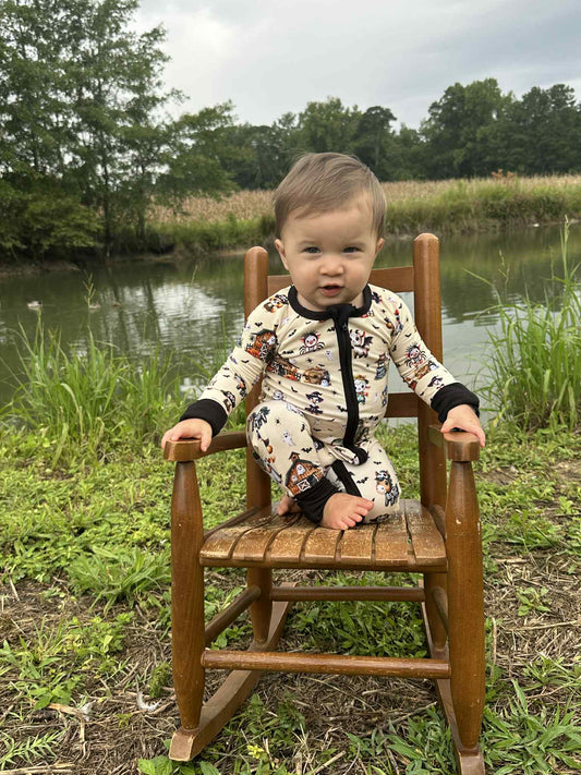 Boo At The Farm Convertible Zip-Up