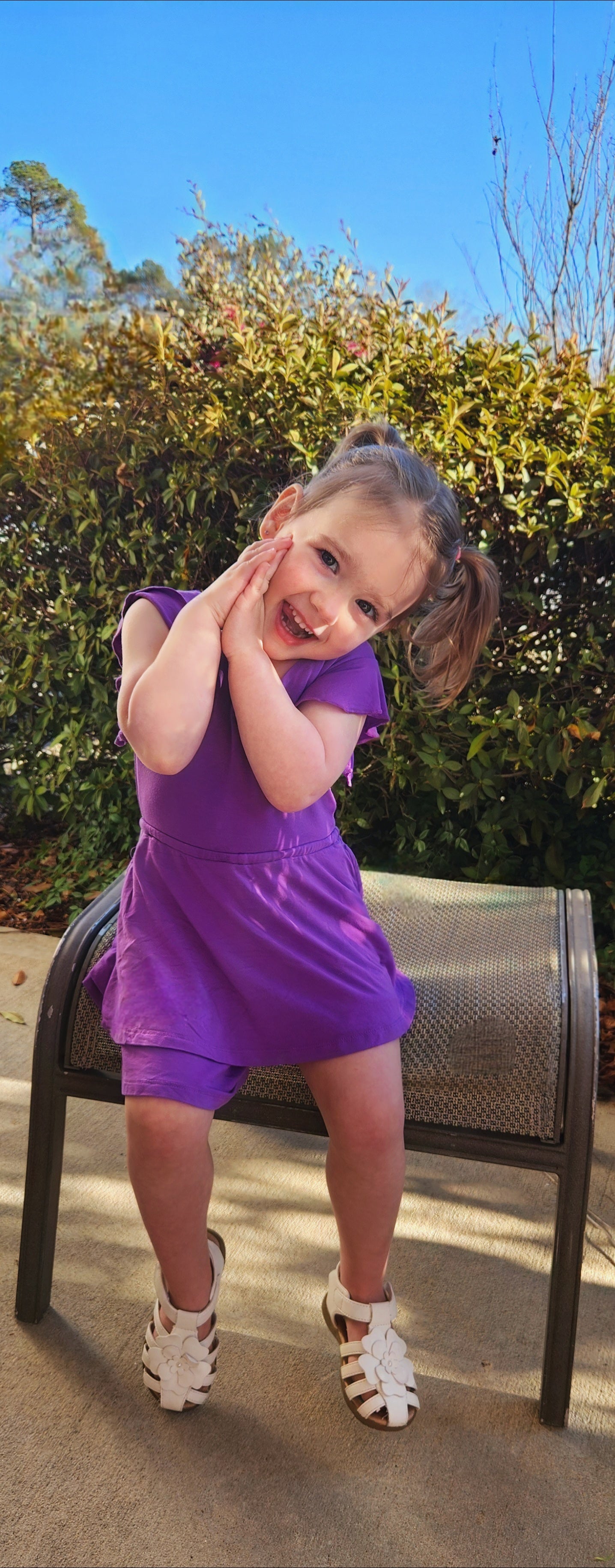 Amethyst Skort Romper