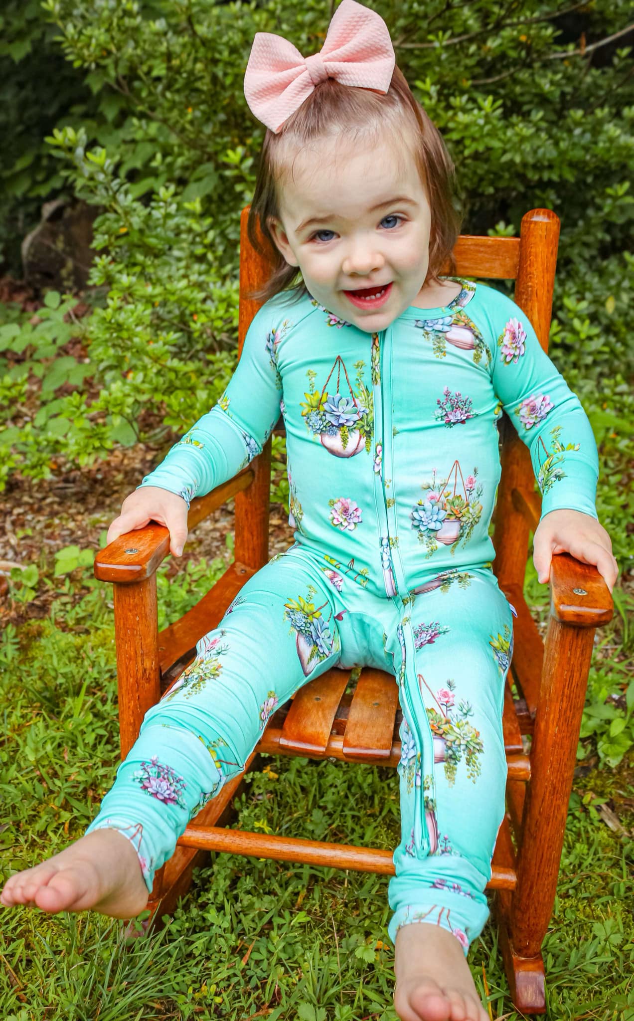 Succulent Cascade Convertible Zip-Up