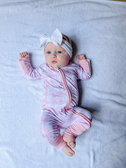 Gingham Grace Convertible Zip-Up