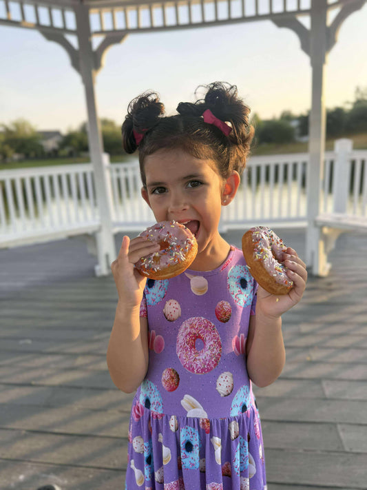 Too Sweet Twirl Dress with Pockets & Shorts Set