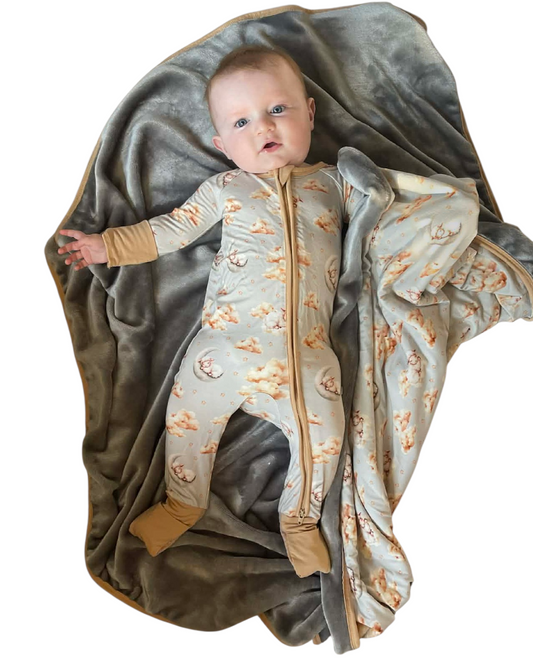 Sheep Lullaby Convertible Zip-Up