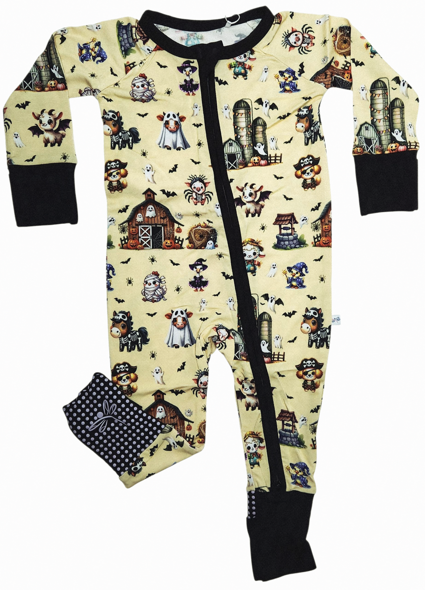 Boo At The Farm Convertible Zip-Up