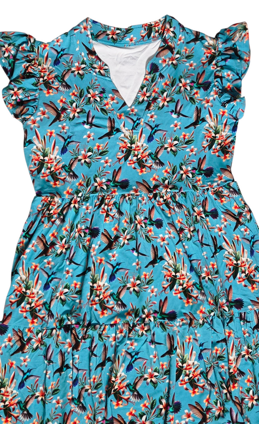 Flutter and Bloom Women's Midi Dress