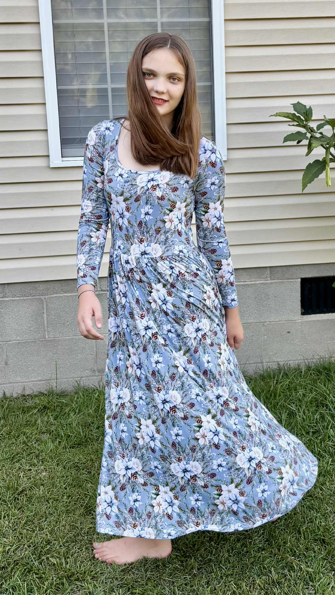 Winter Whimsy Women's Midi Dress