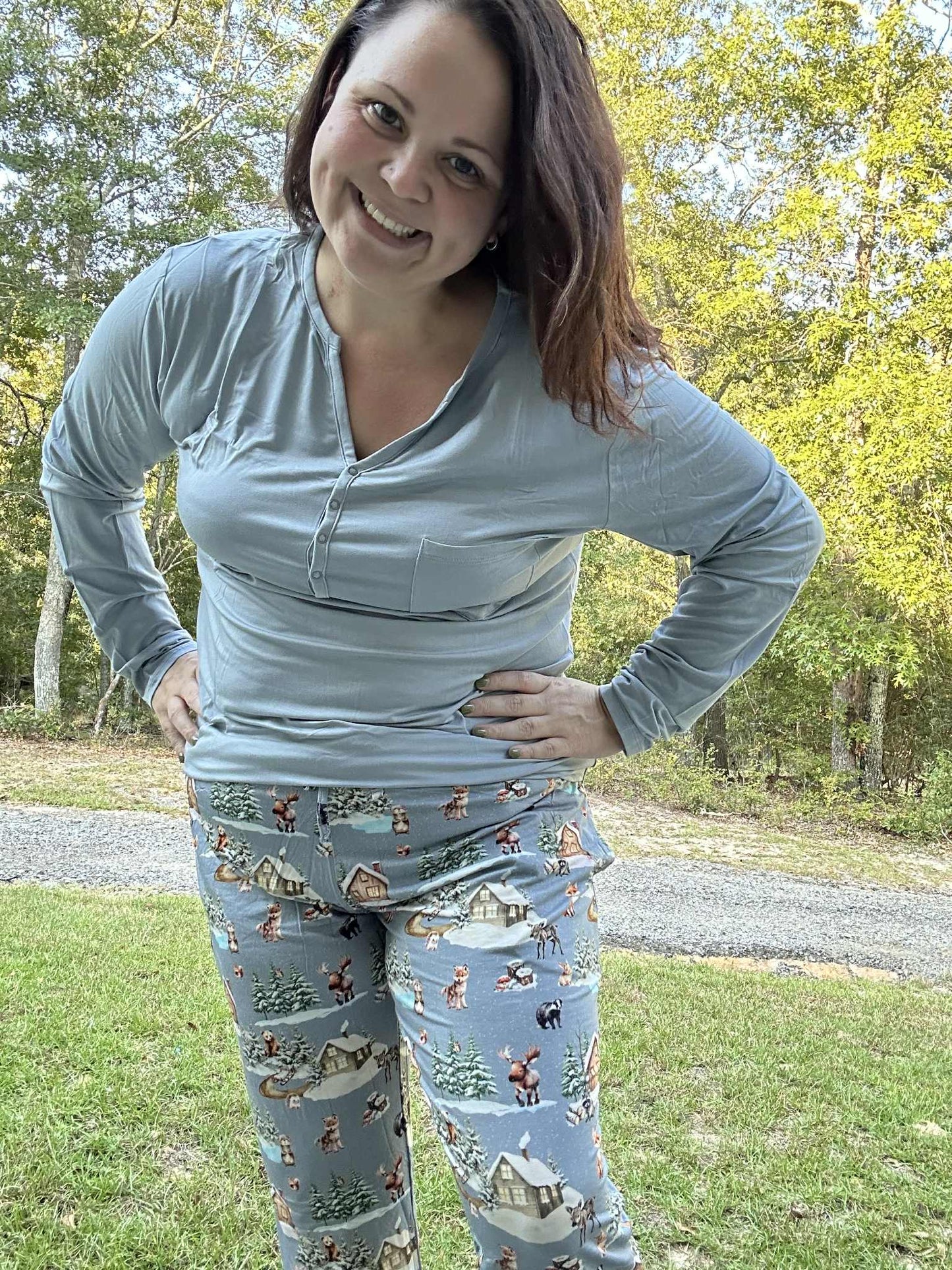 Winter Woodland Women's Pajamas
