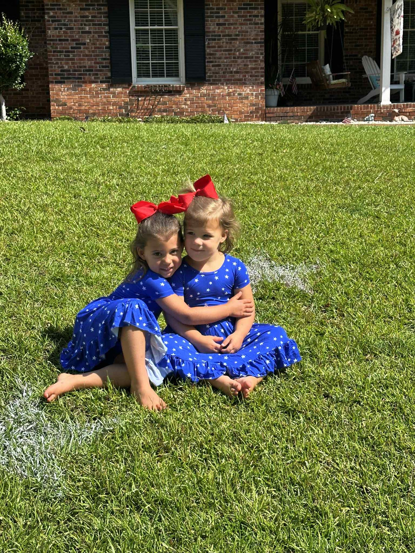 Oh My Stars Twirl Dress with Pockets & Shorts Set