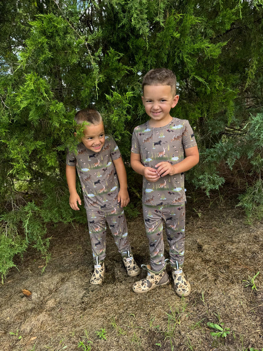 Hunter's Haven 2 Piece Pajama Set