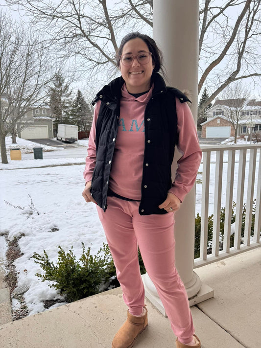 MAMA Hoodie Jogger Set