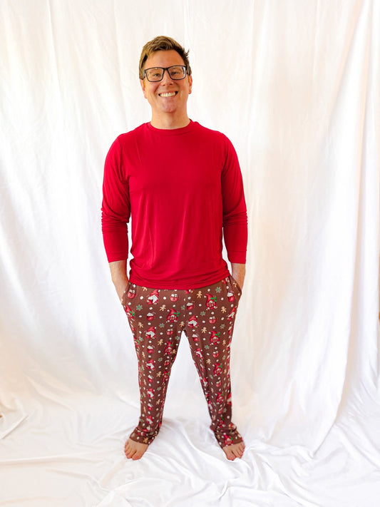 I'll Be Gnome For Christmas Men's Pajamas