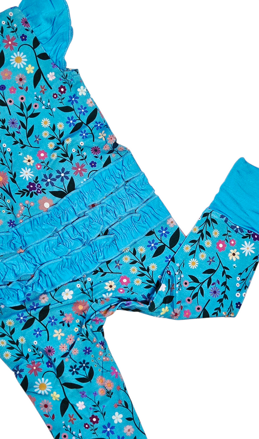 Wildflower Dreams Ruffle Sleeve Romper