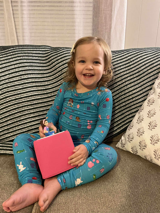 Letters and Littles 2 Piece Pajama Set