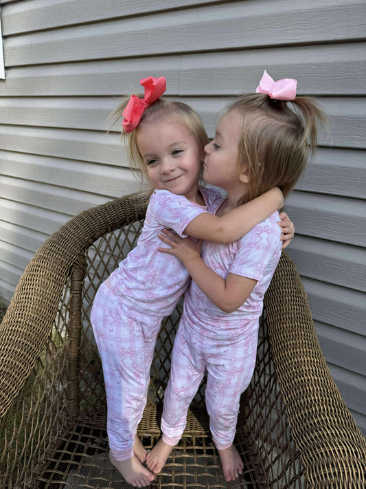 Gingham Grace 2 Piece Pajama Set