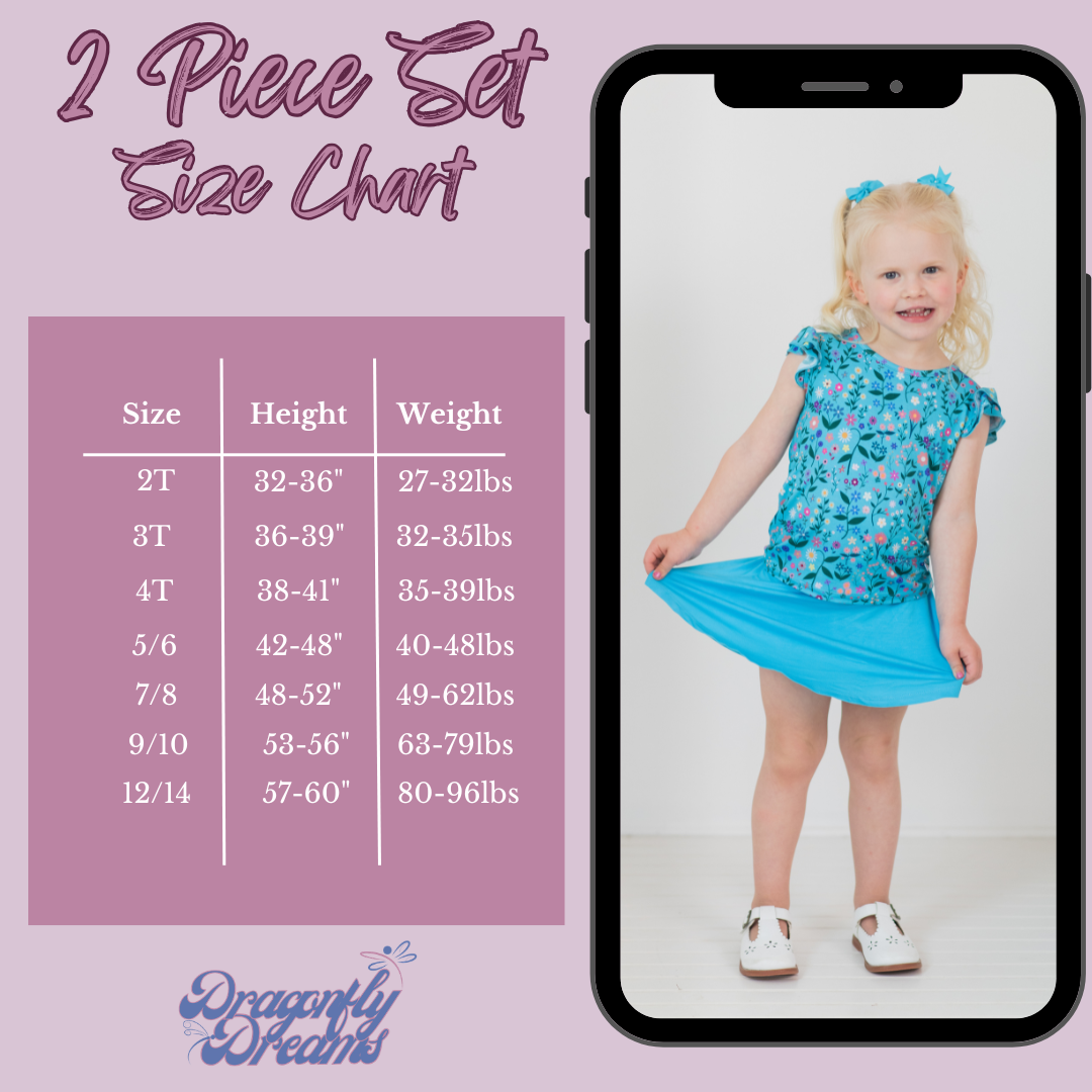 Wildflower Dreams Ruffle Shirt and Skort