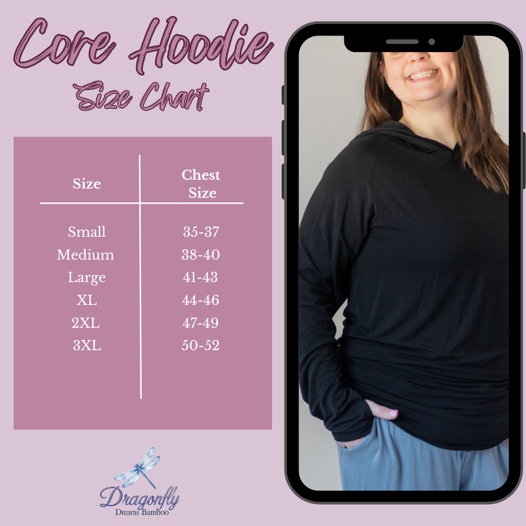 Luxe Noir Core Hoodie