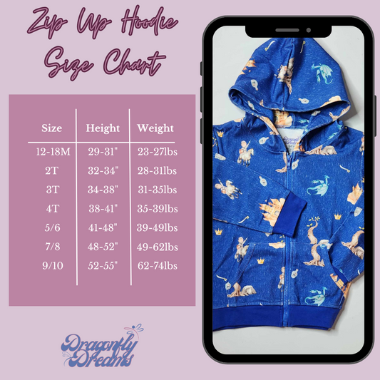 Good Knight Zip Up Hoodie